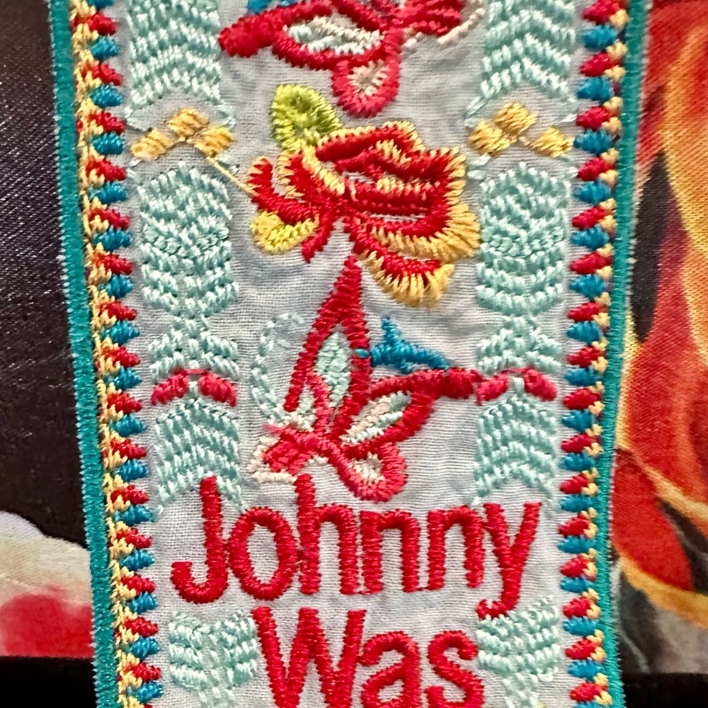 Johnny Was Gorgeous Black Floral Kimono - Picture 9 of 10